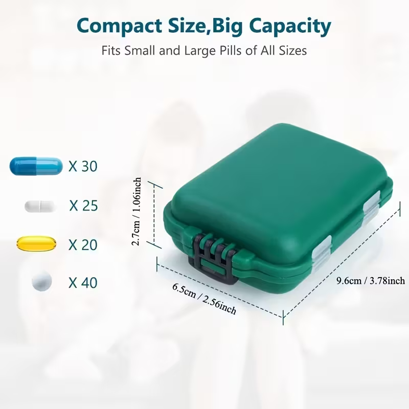🔥Hot Sale ✨Travel Waterproof Moisture-Proof Pill Organizer