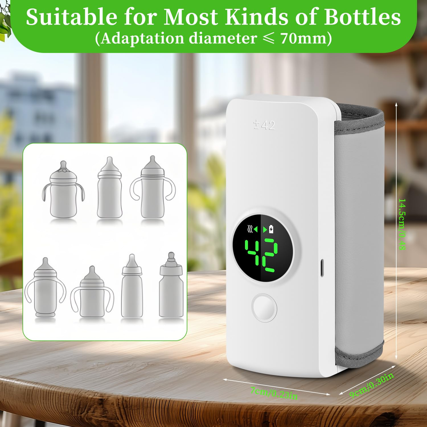 👶Baby Products 🍼Portable Bottle Warmer for Travel