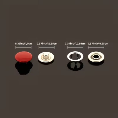 🥰201pcs Snap Fastener Kit ✨with Pliers & 50 Buttons