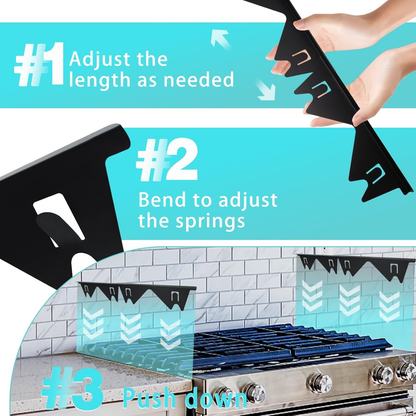 💥Hot Sale 💫2 Pack Stove Gap Filler Easy Retractable