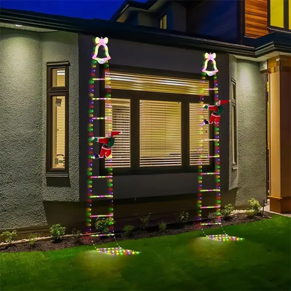 🎅✨ Christmas Santa Climbing Stairs Light 🌲🎁