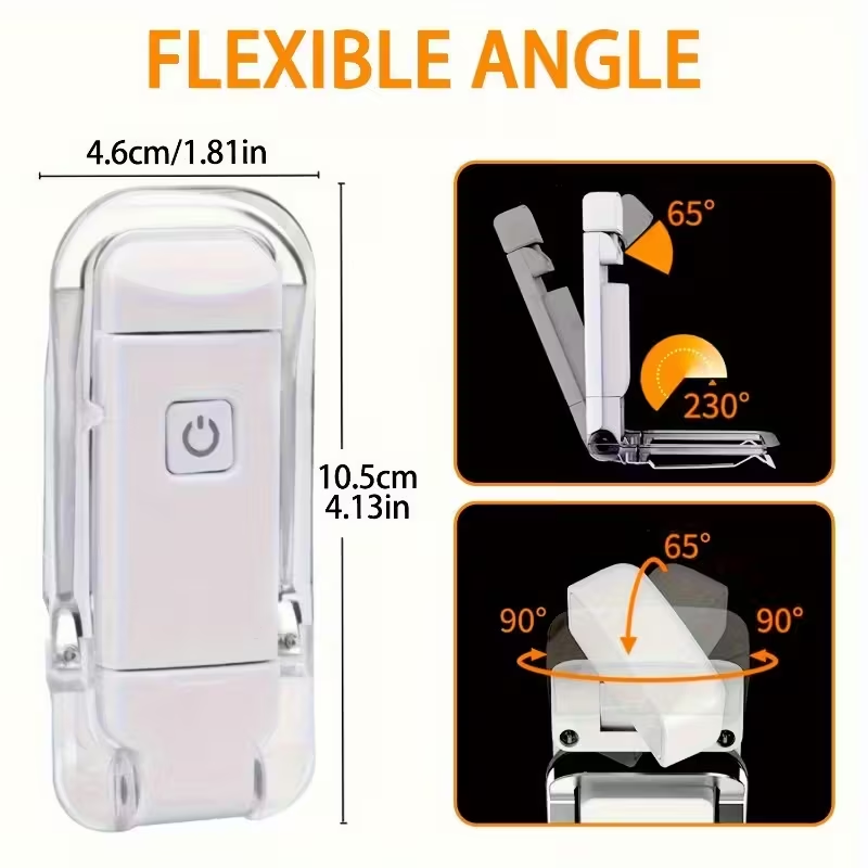 🎁Gift Choice 💡Portable USB Rechargeable Reading Lamp